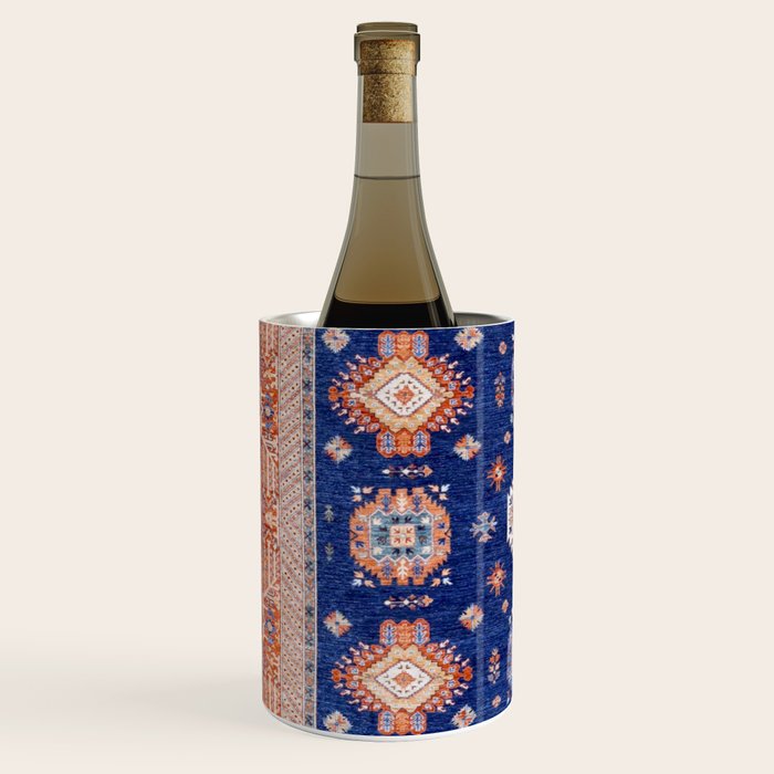 Navy Angel Jewels Kazak Rug Wine Chiller Gallery Image 2