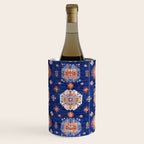 Navy Angel Jewels Kazak Rug Wine Chiller Gallery Image 1