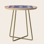 Navy Angel Jewels Kazak Rug Side Table Gallery Image 1