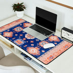 Navy Angel Jewels Kazak Rug Desk Mat Gallery Image 2