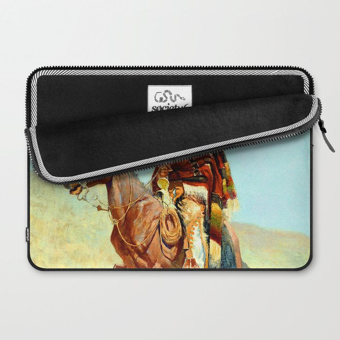 Frederic Remington The Mexican Cowboy Laptop Sleeve Gallery Image 2