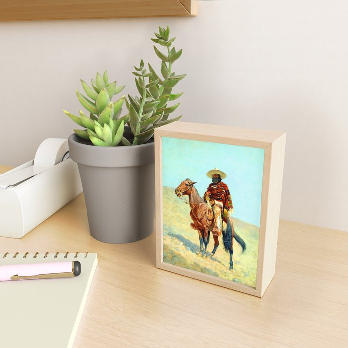 Frederic Remington The Mexican Cowboy Mini Art Print Gallery Image 2