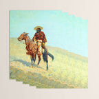 Frederic Remington The Mexican Cowboy Wrapping Paper Gallery Image 3