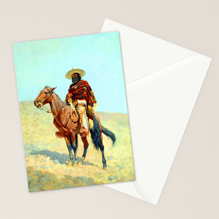 Frederic Remington The Mexican Cowboy Stationery Card Gallery Image 2