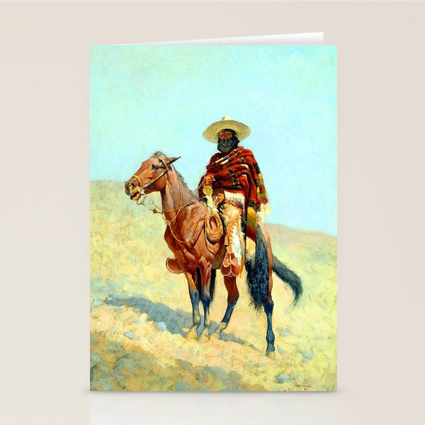 Frederic Remington The Mexican Cowboy Stationery Card Gallery Image 2