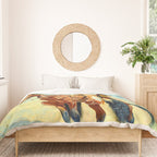 Frederic Remington The Mexican Cowboy Duvet Cover Gallery Image 3
