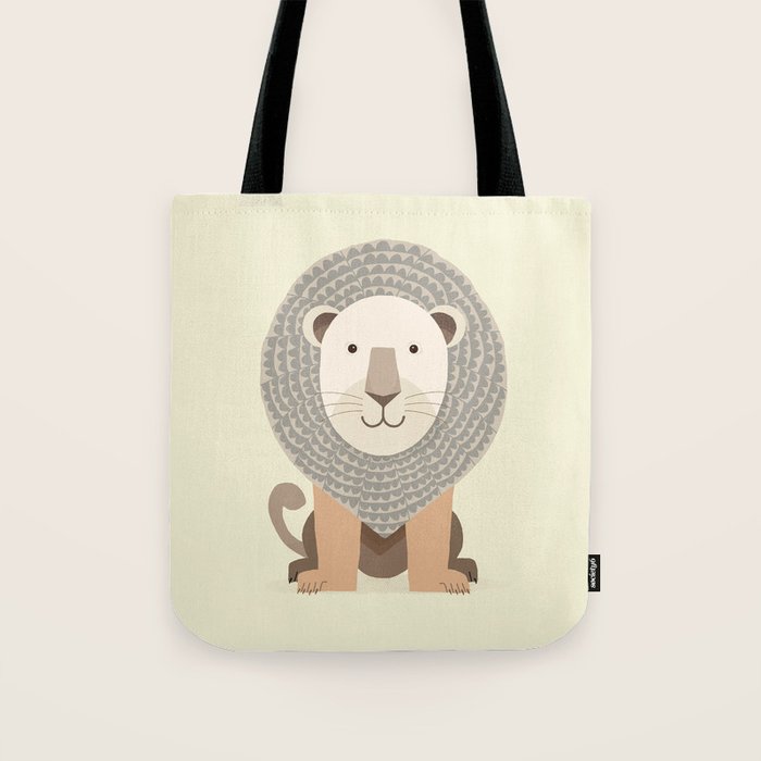 Whimsical Lion Tote Bag Gallery Image 1