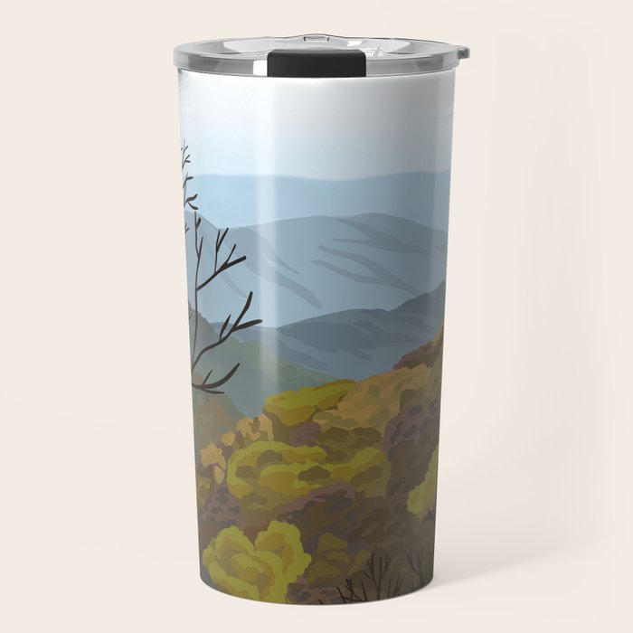 Shenandoah National Park, Virginia, Shenandoah River, Retro Vintage Style Poster Travel Mug Gallery Image 1