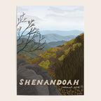 Shenandoah National Park, Virginia, Shenandoah River, Retro Vintage Style Poster Poster Gallery Image 4