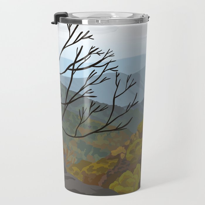 Shenandoah National Park, Virginia, Shenandoah River, Retro Vintage Style Poster Travel Mug Gallery Image 3