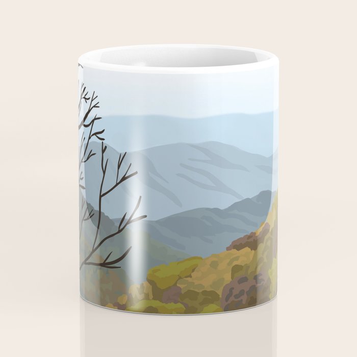 Shenandoah National Park, Virginia, Shenandoah River, Retro Vintage Style Poster Coffee Mug Gallery Image 4