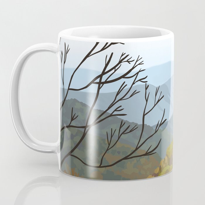 Shenandoah National Park, Virginia, Shenandoah River, Retro Vintage Style Poster Coffee Mug Gallery Image 3