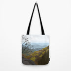 Shenandoah National Park, Virginia, Shenandoah River, Retro Vintage Style Poster Tote Bag Gallery Image 2