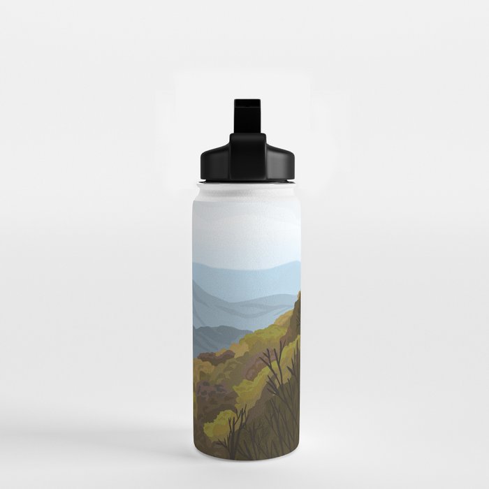 Shenandoah National Park, Virginia, Shenandoah River, Retro Vintage Style Poster Water Bottle Gallery Image 2