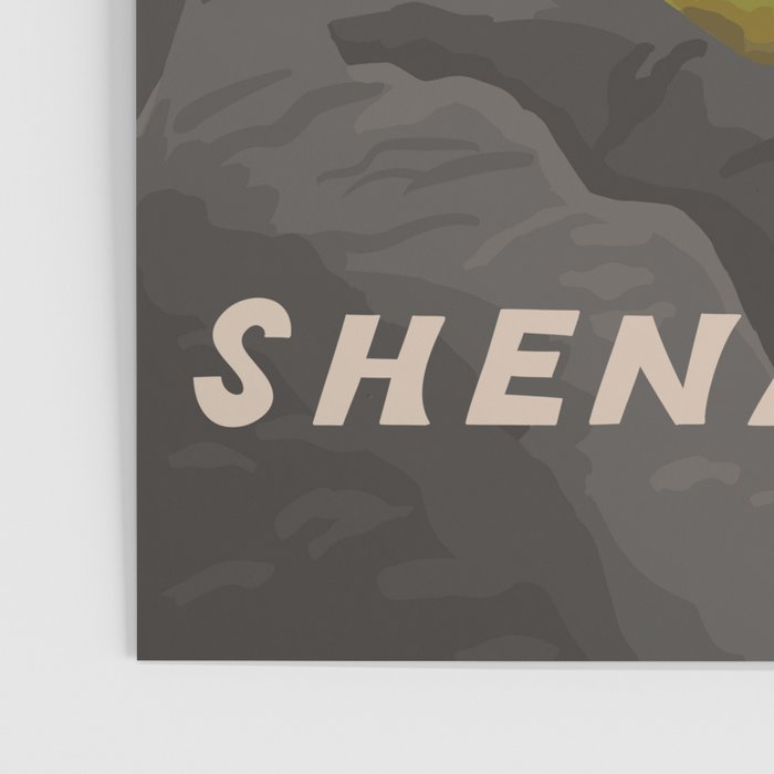 Shenandoah National Park, Virginia, Shenandoah River, Retro Vintage Style Poster Poster Gallery Image 3