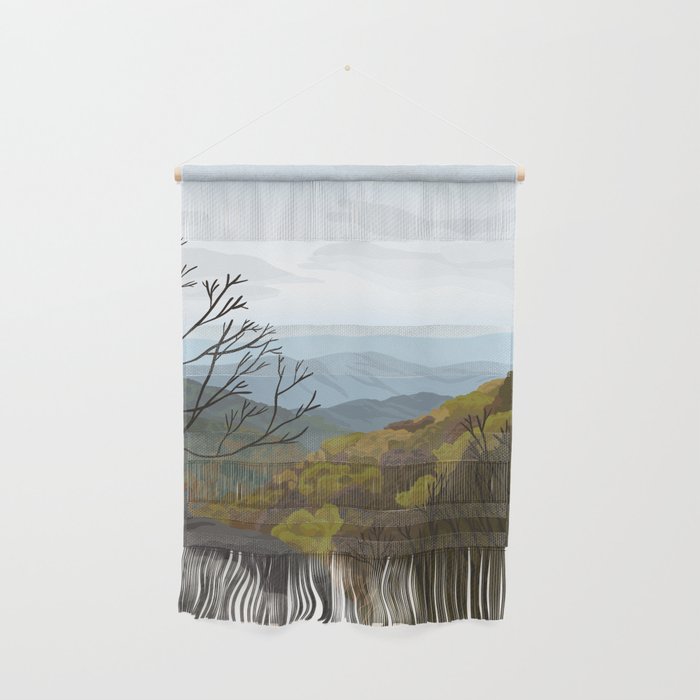 Shenandoah National Park, Virginia, Shenandoah River, Retro Vintage Style Poster Wall Hanging Gallery Image 1