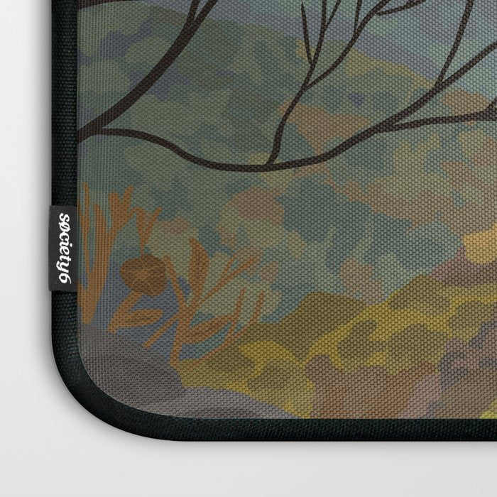 Shenandoah National Park, Virginia, Shenandoah River, Retro Vintage Style Poster Laptop Sleeve Gallery Image 3
