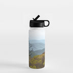 Shenandoah National Park, Virginia, Shenandoah River, Retro Vintage Style Poster Water Bottle Gallery Image 1