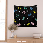 Memphis pattern 55 - 80s / 90s Retro Wall Tapestry Gallery Image 2