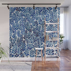 Indigo blues Wall Mural Gallery Image 1