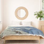 The Jungfrau Vintage Beautiful Japanese Woodblock Print Hiroshi Yoshida Duvet Cover Gallery Image 3