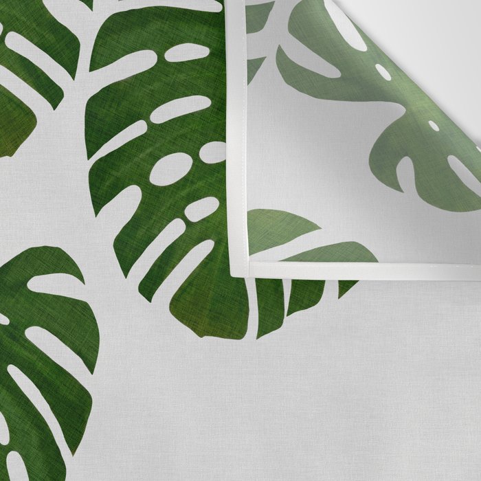 Monstera Leaf III Wall Tapestry Gallery Image 3