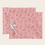 Candy Canes - Pink Placemat Gallery Image 1
