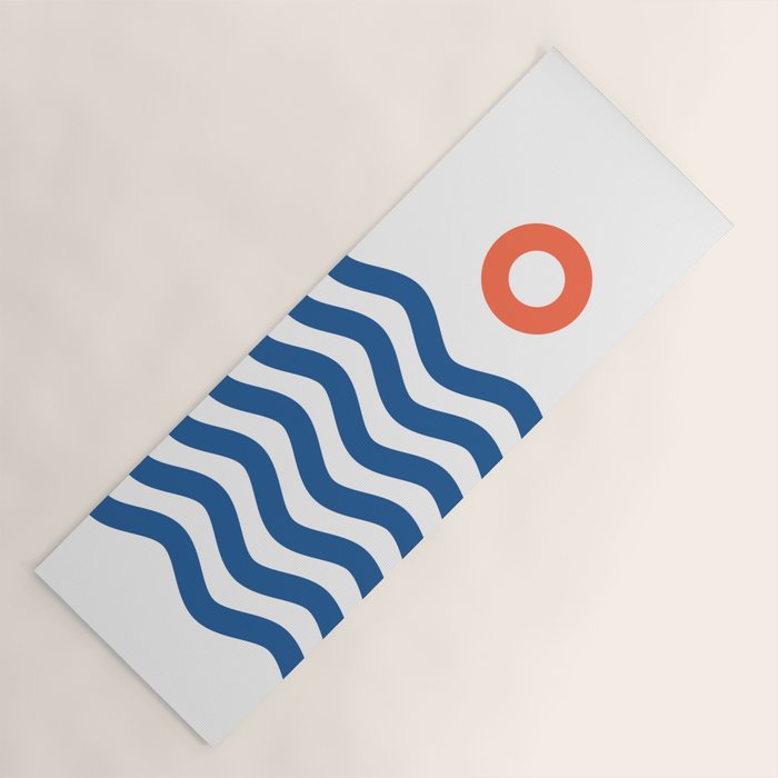 Nautical 02 Seascape Yoga Mat Gallery Image 1