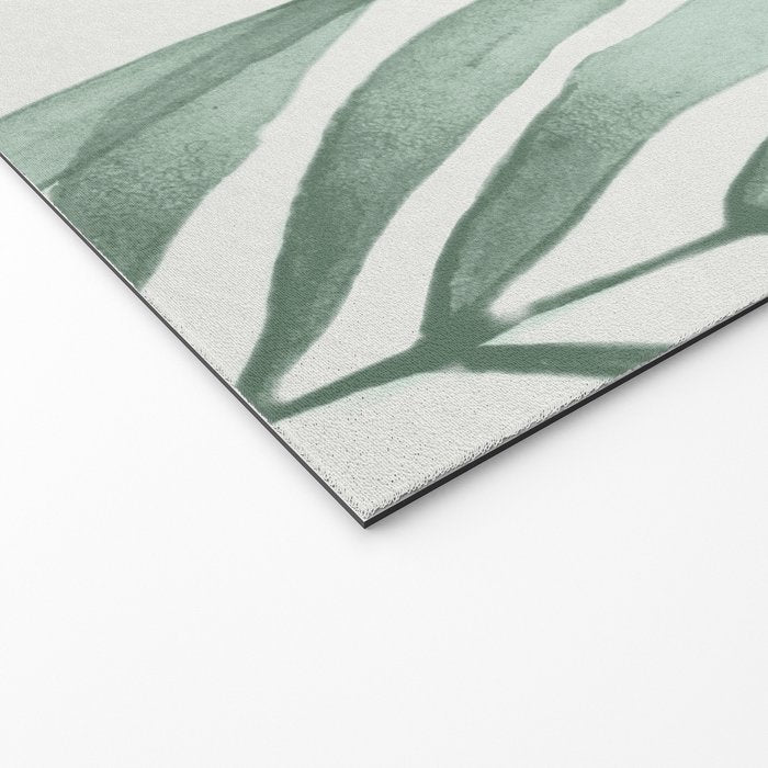 Minimal Abstract Art Tropical Leaves 16 Welcome Mat Gallery Image 2