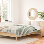 Minimal Abstract Art Tropical Leaves 16 Duvet Cover Gallery Image 2