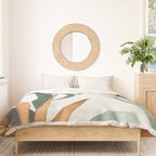 Minimal Abstract Art Tropical Leaves 16 Duvet Cover Gallery Image 3