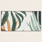 Minimal Abstract Art Tropical Leaves 16 Desk Mat Gallery Image 3