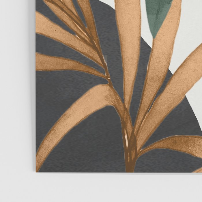 Minimal Abstract Art Tropical Leaves 16 Poster Gallery Image 3