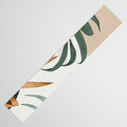 Minimal Abstract Art Tropical Leaves 16 Table Runner Gallery Image 3