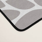 Floral Blooms, Peach and Gray Desk Mat Gallery Image 4