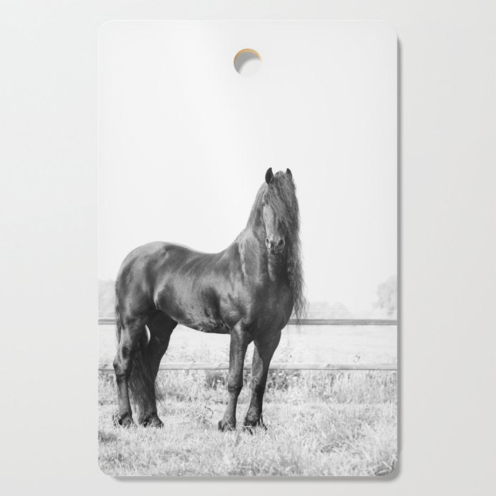 Dark Horse - Nature Photography Cutting Board Gallery Image 1