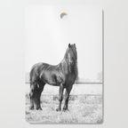 Dark Horse - Nature Photography Cutting Board Gallery Image 1