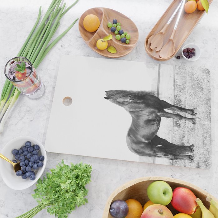 Dark Horse - Nature Photography Cutting Board Gallery Image 2