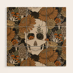 Autumn Skulls Wood Wall Art Gallery Image 1