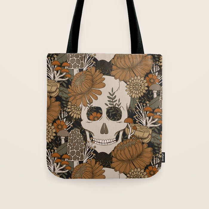 Autumn Skulls Tote Bag Gallery Image 1