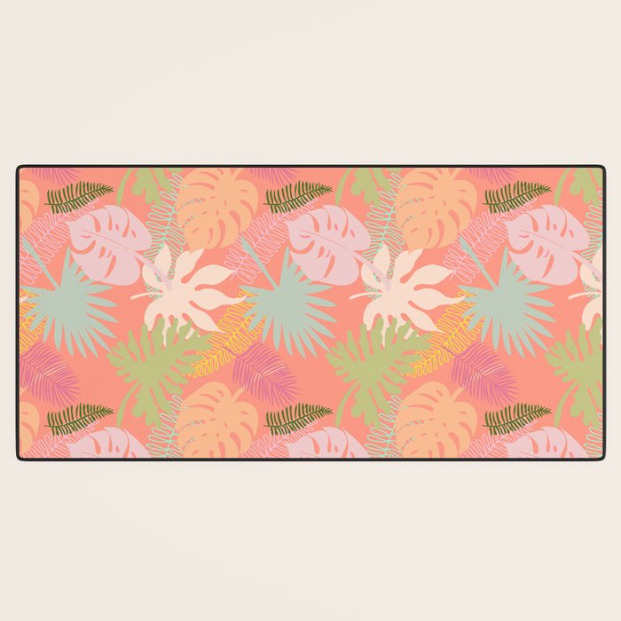 Melon Palms Desk Mat Gallery Image 3