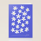 Daisies -- Blue Stationery Card Gallery Image 2