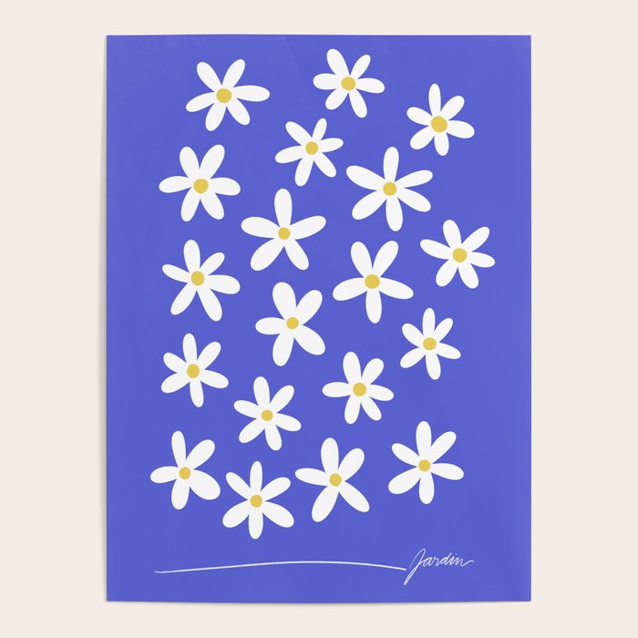 Daisies -- Blue Poster Gallery Image 4