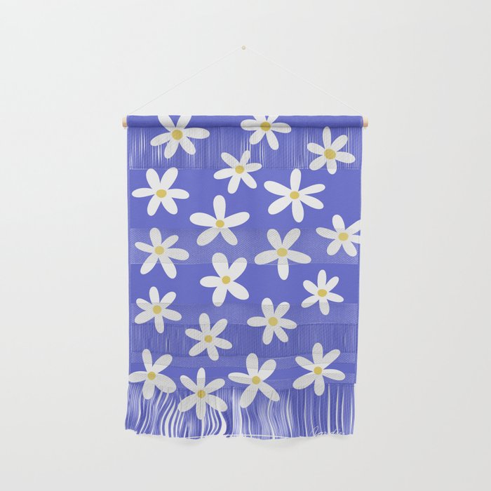 Daisies -- Blue Wall Hanging Gallery Image 1