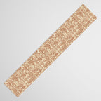 Nature Blocks - terracotta Table Runner Gallery Image 3