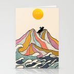 Good Morning Meow 3 - Reading Rainbow Stationery Card Gallery Image 2