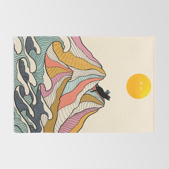 Good Morning Meow 3 - Reading Rainbow Rug Gallery Image 2