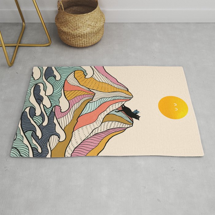 Good Morning Meow 3 - Reading Rainbow Rug Gallery Image 1