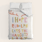Hope Rudolph Eats The Naughty List Duvet Cover Gallery Image 6