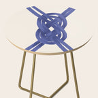 Nautical Knot Art Print  Minimalist Blue Rope Illustration Side Table Gallery Image 2